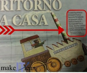 Inserto de Il messaggero Veneto dedicato al reshoring