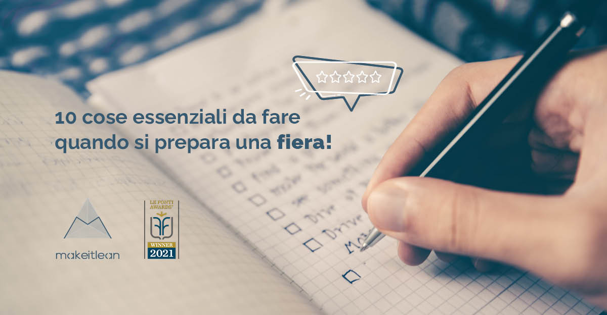 10 cose essenziali da fare quando si prepara una fiera